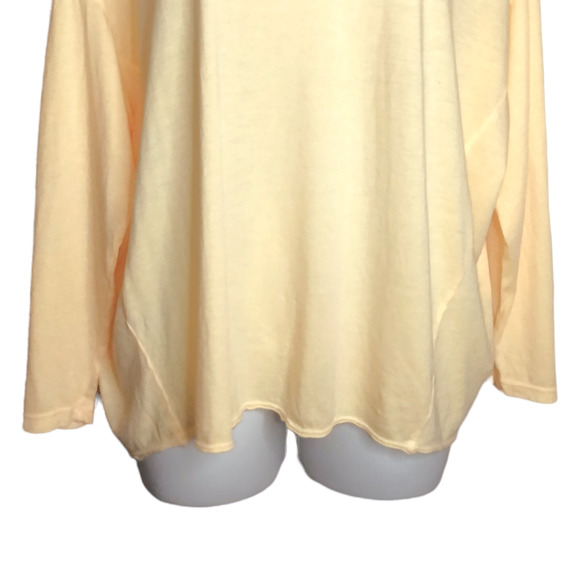 Sundry Women's Sweatshirt Crewneck Pullover Long Sleeves Pop Orange Size 3 LG - Picture 3 of 7